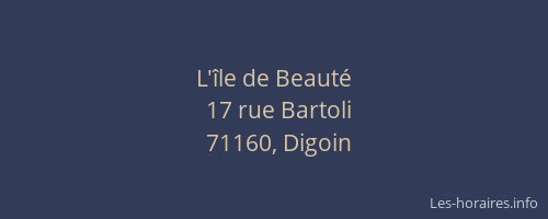 L'&icirc;le de Beaut&eacute;