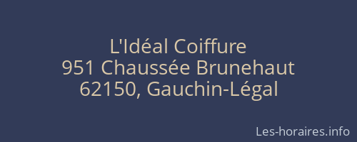 L'Idéal Coiffure