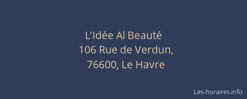 L'Idée Al Beauté