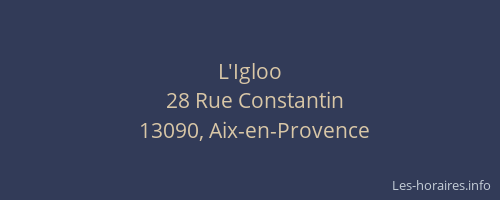 L'Igloo