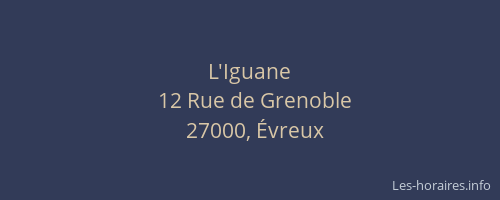 L'Iguane