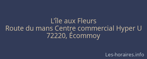 L'île aux Fleurs