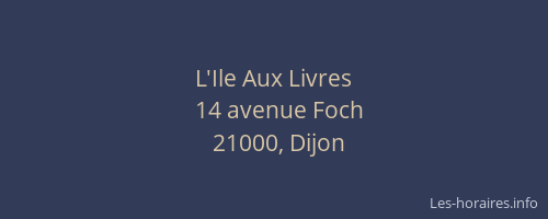 L'Ile Aux Livres