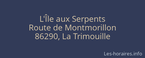 L'Île aux Serpents