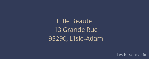 L 'Ile Beauté