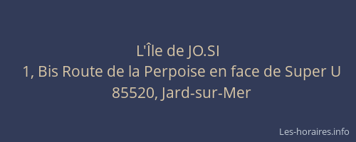 L'Île de JO.SI