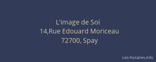 L'image de Soi