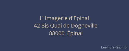 L' Imagerie d'Epinal