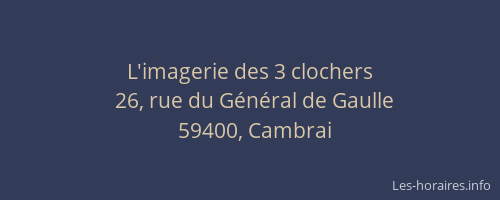 L'imagerie des 3 clochers