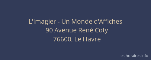 L'Imagier - Un Monde d'Affiches