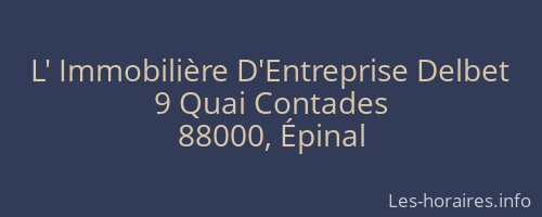 L' Immobilière D'Entreprise Delbet