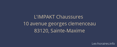L'IMPAKT Chaussures