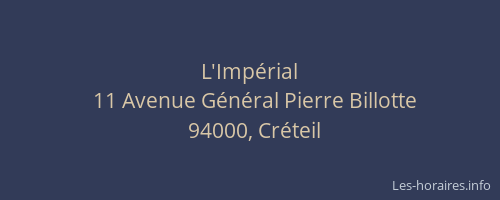 L'Imp&eacute;rial