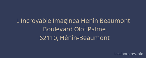 L Incroyable Imaginea Henin Beaumont
