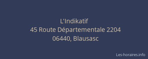 L'Indikatif