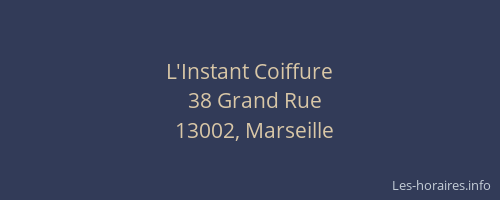 L'Instant Coiffure