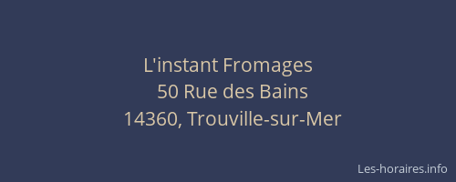 L'instant Fromages