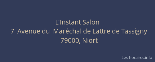 L'Instant Salon