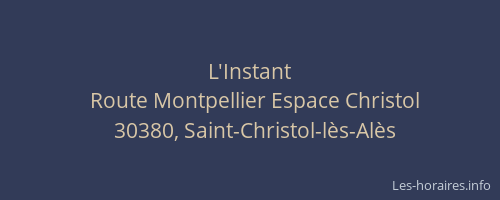 L'Instant