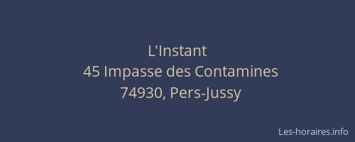 L'Instant