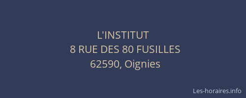 L'INSTITUT