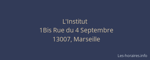 L'Institut