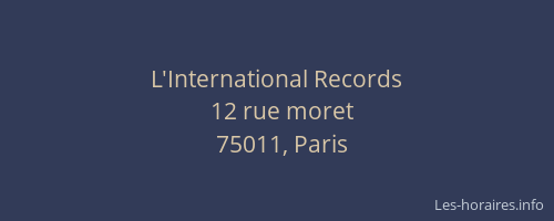 L'International Records