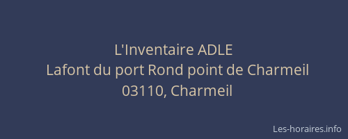 L'Inventaire ADLE