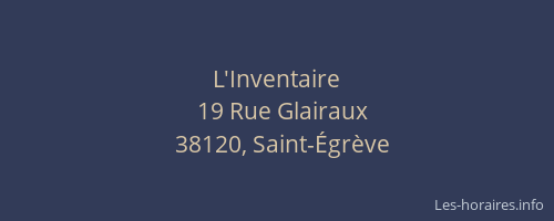 L'Inventaire