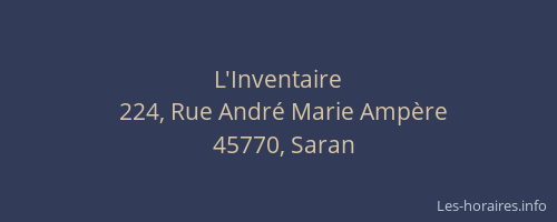 L'Inventaire