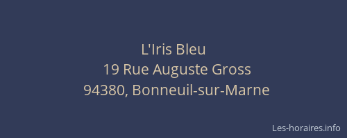 L'Iris Bleu