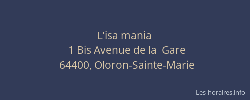 L'isa mania