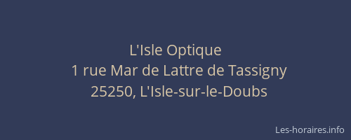 L'Isle Optique