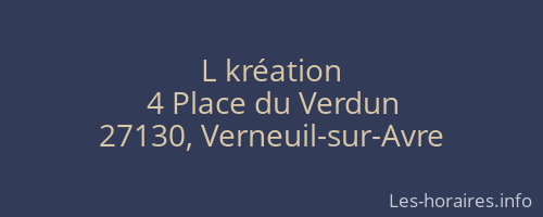 L kréation