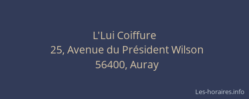 L'Lui Coiffure