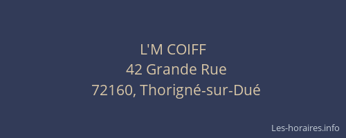 L'M COIFF