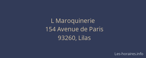L Maroquinerie
