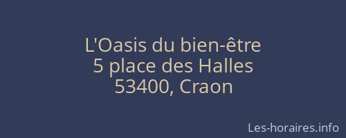 L'Oasis du bien-être