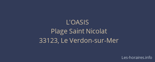 L'OASIS