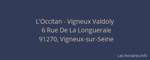 L'Occitan - Vigneux Valdoly