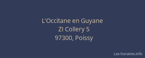 L'Occitane en Guyane