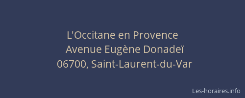 L'Occitane en Provence