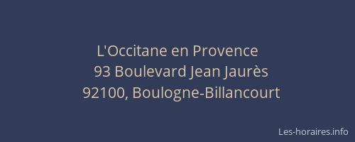 L'Occitane en Provence