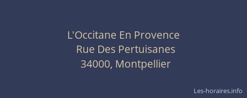 L'Occitane En Provence