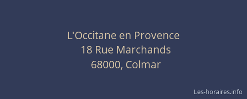 L'Occitane en Provence