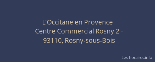 L'Occitane en Provence