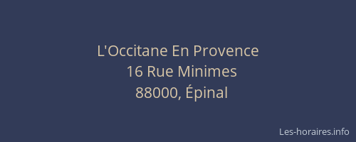 L'Occitane En Provence