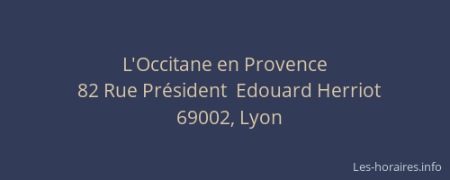 L'Occitane en Provence