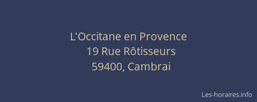 L'Occitane en Provence