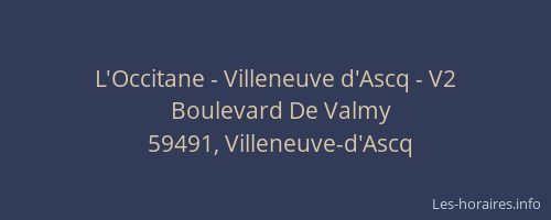 L'Occitane - Villeneuve d'Ascq - V2